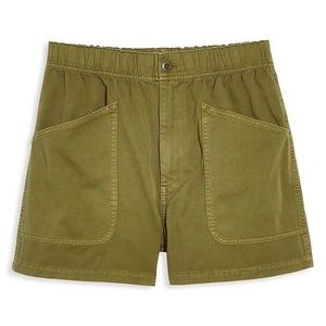 Garment-Dyed Pull-On Utility Shorts